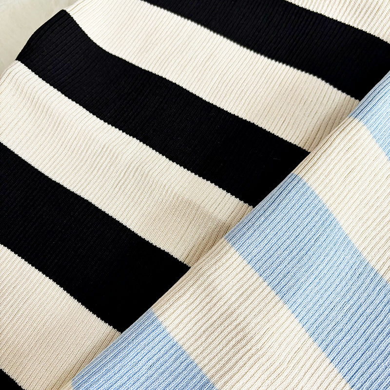 Stripe Summer Elastic Split Bodycon Dress Sexy Beach Vacation Sundress Women Casual Slim Pencil Vestidos Maxi Long Dres