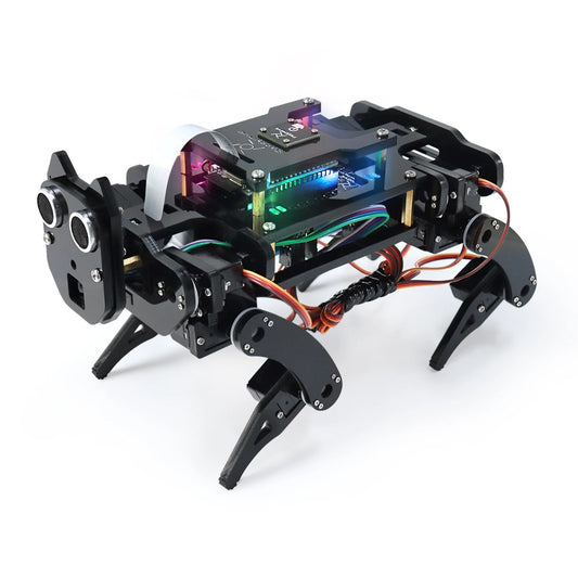 Freenove Robot Dog Kit for ESP32-WROVER CAM, Dual-core 32-bit 240MHz, Touch Sensor, Ultrasonic Ranging, Buzzer RGB LED Servo App